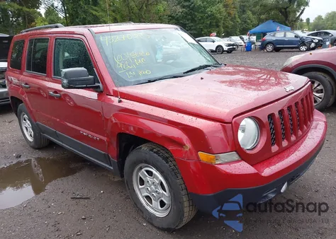 2016 Jeep Patriot Sport из США, поврежденный, VIN 1C4NJPBA4GD747704